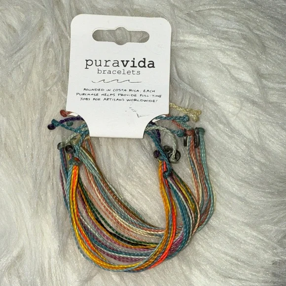 NWT Pura Vida Rainbow Bracelet Collection - Picture 1 of 6